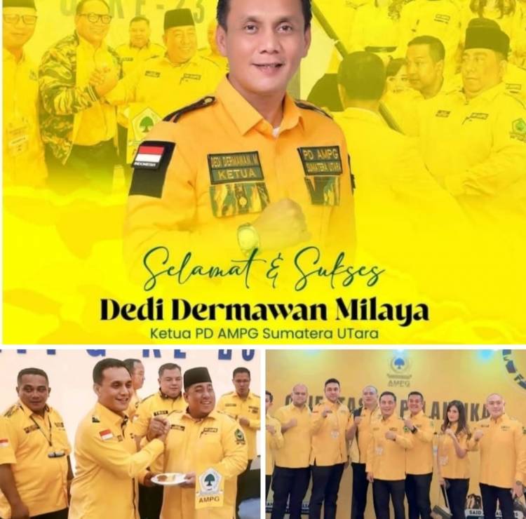 Dedi Dermawan Milaya Terpilih Sebagai Korwil Sumatera PP AMPG 2024-2029