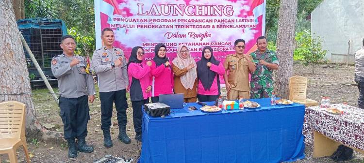 Polsek Siabu Siapkan Launching Program Pekarangan Pangan Lestari, Dalam rangka mendukung ketahanan pangan dan program makan bergizi gratis