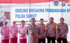 Ground breaking Dapur Gizi Gratis Polda Sumut, Wujud Kepedulian bagi Generasi Muda