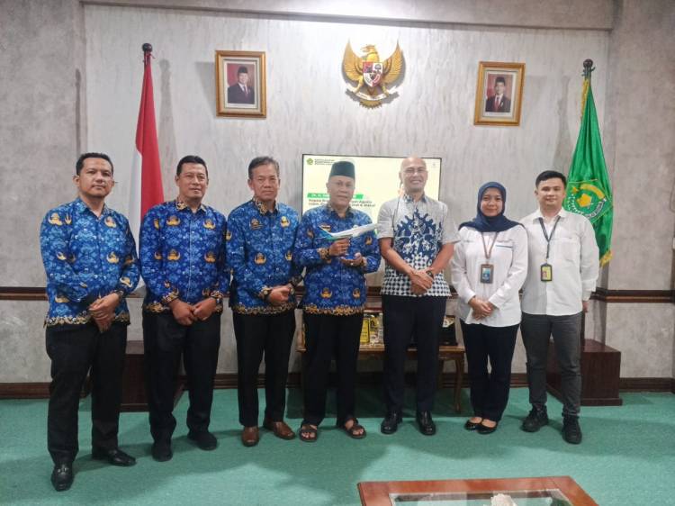 Terima Audiensi Garuda Indonesia, Kakanwil Kemenagsu : Berikan Rasa Aman dan Nyaman kepada Jemaah Haji