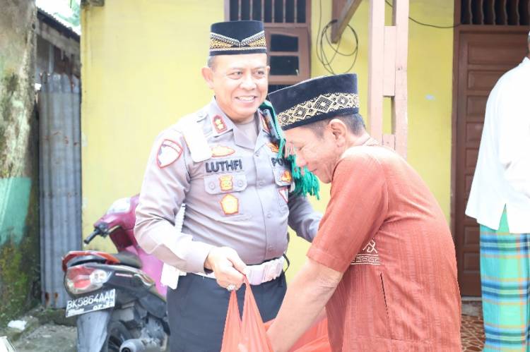 Ditlantas Polda Sumut hadir ditengah Masyarakat di Mesjid Tarbiyah Al-Islamiyah