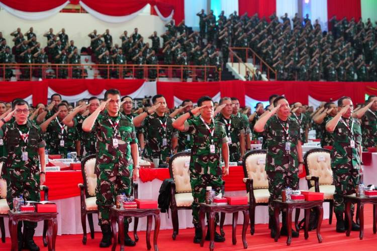 Panglima TNI Buka Rapat Pimpinan TNI Tahun 2025