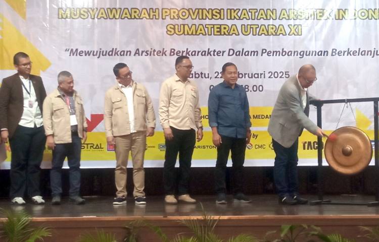 Gubsu Buka Musyawarah Provinsi IAI Sumut XI, Mewujudkan Arsitek Berkarakter Dalam Pembangunan Berkelanjutan