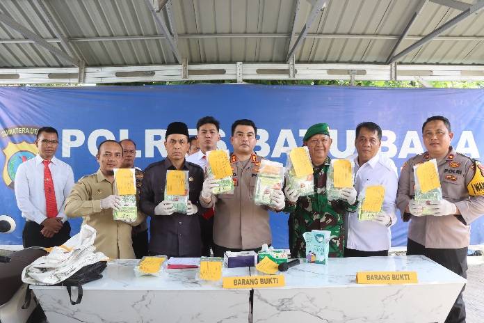 Perangi Narkoba! Polres Batu Bara Tangkap Pengedar dengan Barang Bukti 10 Kg Sabu