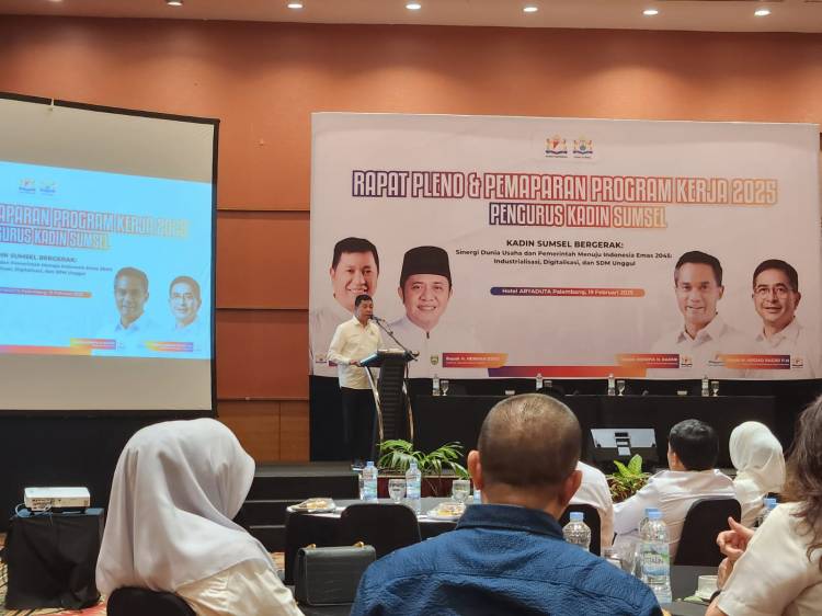 Pleno KADIN Sumsel, Tahun 2025 Fokus Industrialisasi, Digitalisasi, dan SDM Unggul