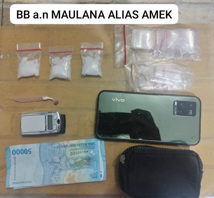 Sat Narkoba Polres Pelabuhan Belawan Tangkap Pengedar Shabu di Kota Bangun