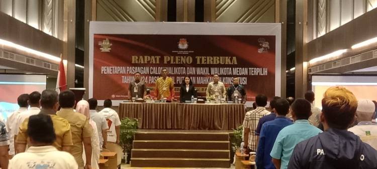 KPU Tetapkan Rico-Zaki Pasangan Walikota Medan