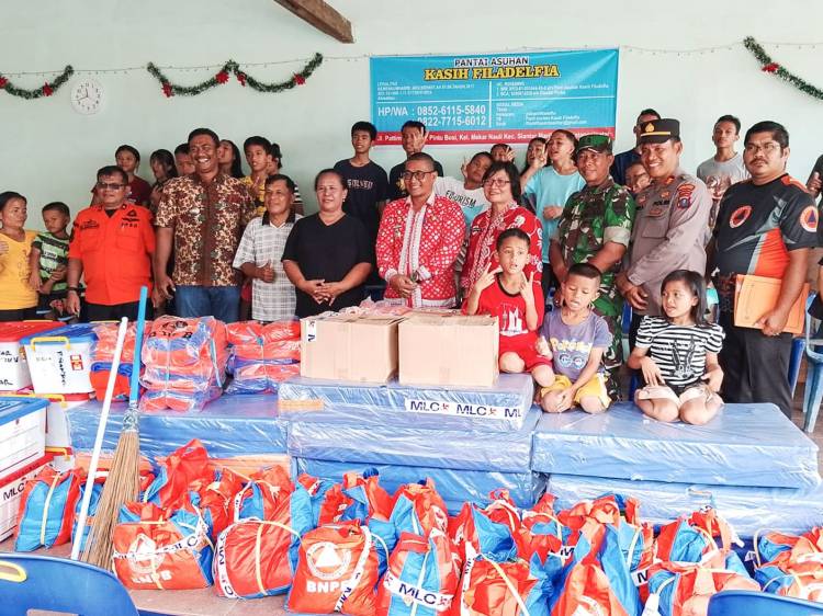 Pemko Siantar Melalui Badan BPBD Serahkan Bantuan ke Panti Asuhan Filadelfia