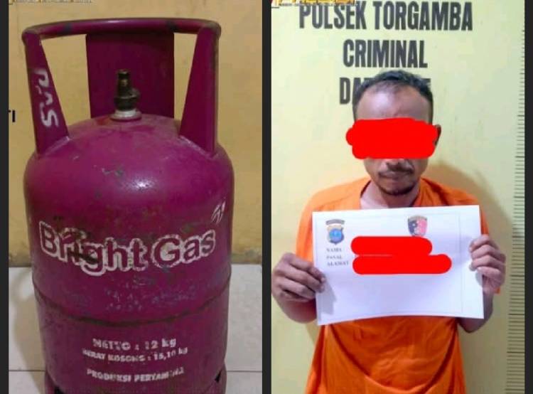 Pencuri Tabung Gas Dan Sepeda Motor Dibekuk Unit Reskrim Polsek Torgamba