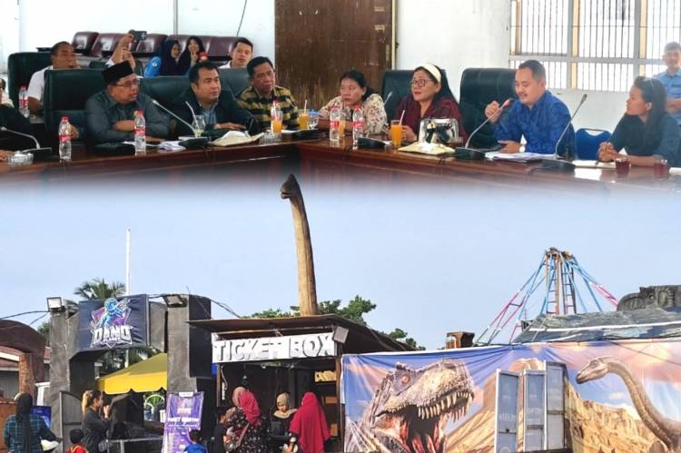 Pemkot Tanjungbalai 'Kecolongan' Wahana Dinosaurus beroperasi Tanpa izin