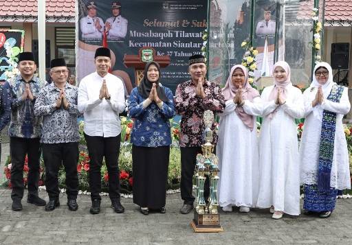 Wesly Silalahi Melalui Wakil Walikota Herlina Tutup MTQ Tingkat Kecamatan Siantar Martoba