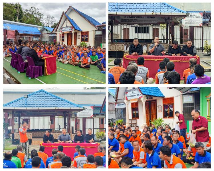 Sambut Bulan Suci Ramadhan 1446 H, Rutan Tarutung Gelar Pengarahan kepada WBP