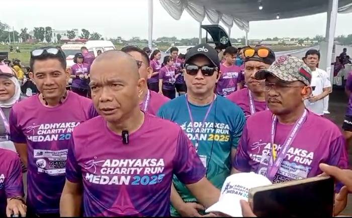 Ribuan Masyarakat dan Penyandang Disabilitas Ramaikan Adhyaksa Charity Run Medan 2025