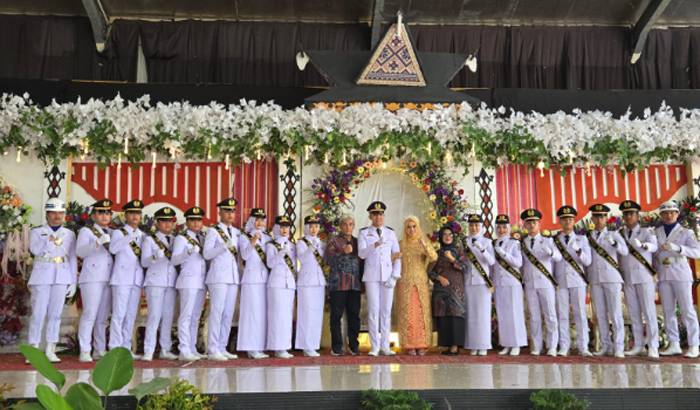 Walikota Pematang Siantar Jadi Irup Acara Pedang Pora Pesta Pernikahan Daffa Sembiring dan Atikah Salsabila Capah