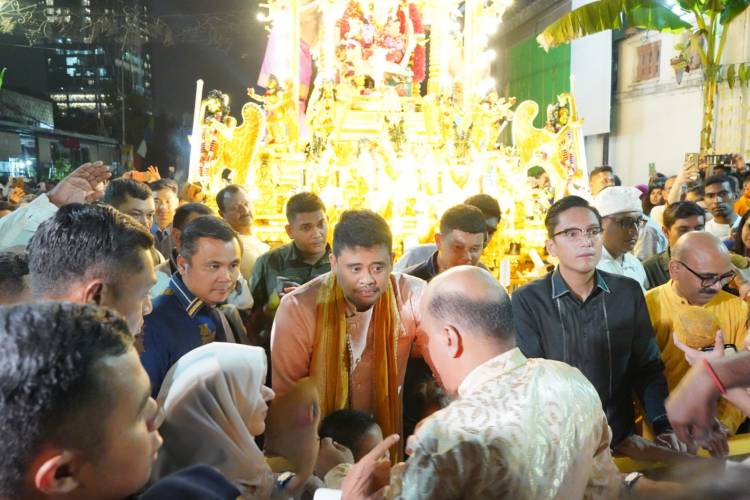 Thaipusam Medan Street Festival 2025, Depan Kuil Sree Soepramaniem Nagarattar