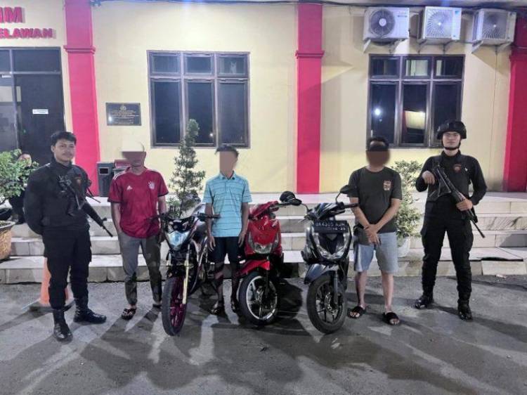 Pelaku Pungli dan Begal Beraksi, Team Macan Polres Pelabuhan Belawan Bertindak