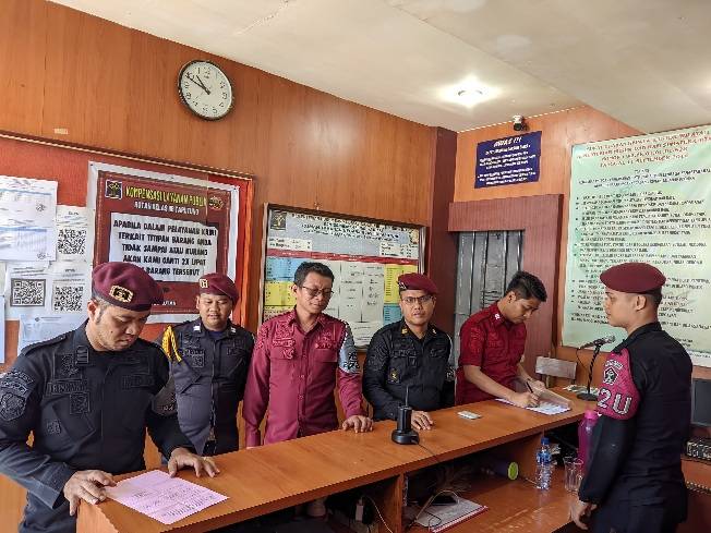 Pastikan Kondisi Rutan Aman dan Kondusif, Satops Patnal Rutan Tarutung Kontrol Dalam dan Luar Rutan