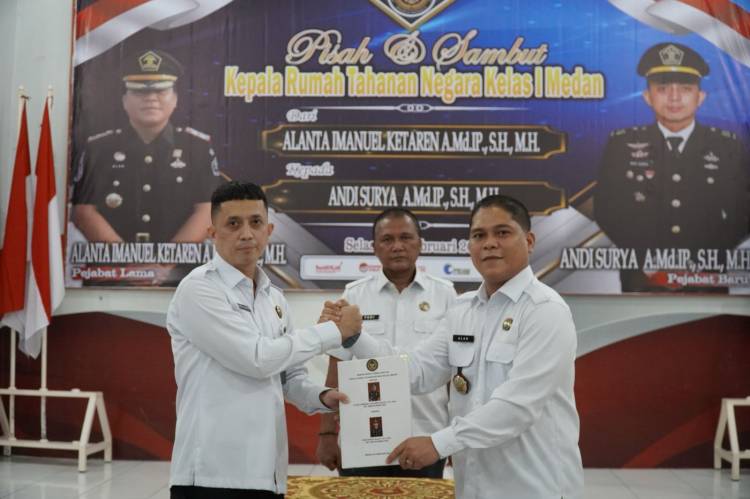 Sertijab dan Pisah Sambut Karutan Kelas I Medan