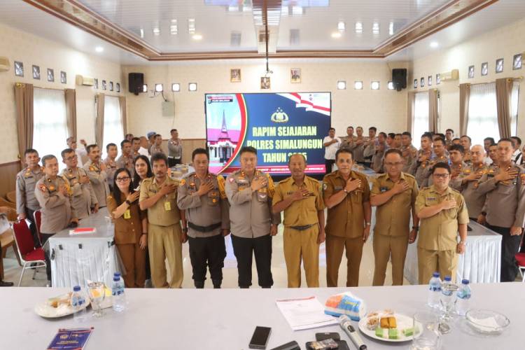Kapolres Simalungun Tekankan Pentingnya Ketahanan Pangan dan Penegakan Hukum dalam Rapim Jajaran