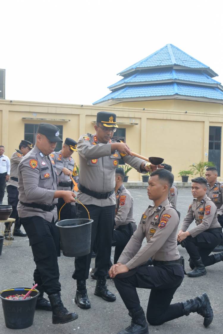 Polres Labusel Sambut Bintara Remaja , AKBP Arfin Fachreza : Tekankan Disiplin dan Dedikasi