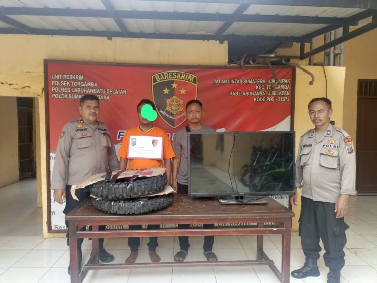Polsek Torgamba Ungkap Pelaku Curat di Rumah Pegawai BUMN