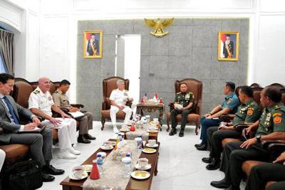 Pertemuan, Panglima TNI dengan Panglima Armada Pasifik AS Bahas Peningkatan Kerjasama Militer