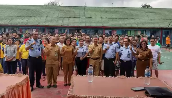 Antisipasi Penyebaran Covid 19, Rutan Balige Perketat Pemeriksaan Kesehatan