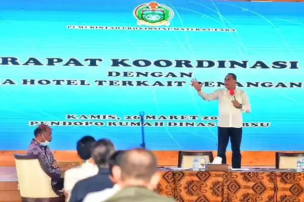 Edy Ajak Pelaku Industri Sumut Bergandengan Tangan Putus Rantai Penyebaran Covid-19