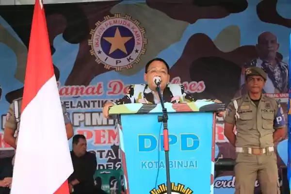 Idaham Hadiri Pelantikan DPD IPK Binjai