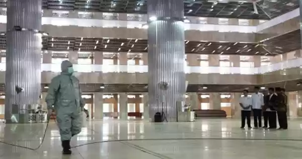 Hanya Virus Corona, Masjid Istiglal Tak Melaksanakan Salat Jumat