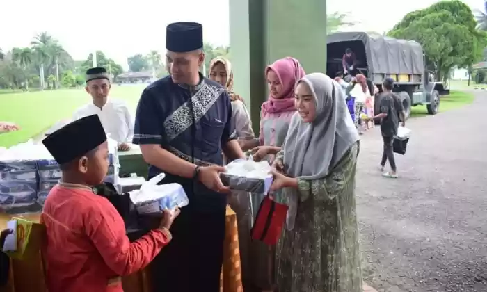 Yonarmed 2/105 KS  Gelar Pengajian Dan Doa Bersama Anak Yatim