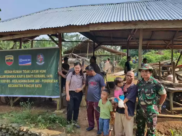Kodim 0201/BS Medan Renovasi Rumas Pasutri Disabilitas 