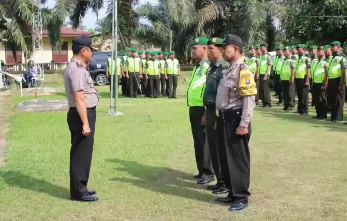 Polres Sergai dan Kodim 0204/DS Apel Bersama Amankan Jalur Lalulintas Raja dan Ratu Belanda