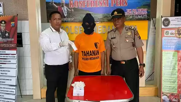 Bawa 8 Klip Sabu, Warga Tembung Diringkus Polsek Medan Kota