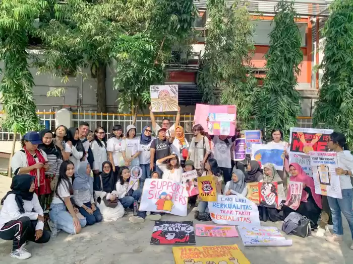 Gelar Long March, Aktivis Perempuan Desak RUUPKS Disahkan