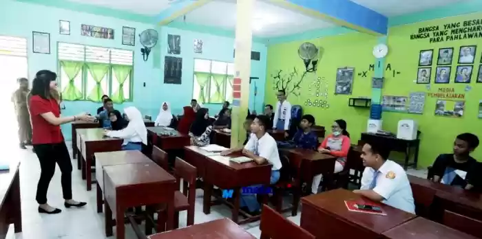 Kadis Pendidikan Asahan Monitoring Kesiapan Bimtek Siswa Siswi Sampoerna Foundation