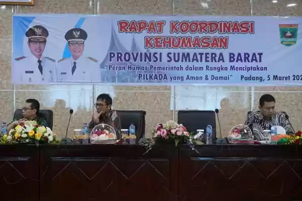 Kapenrem 032 Hadiri Rakor Humas Pemprov Sumbar