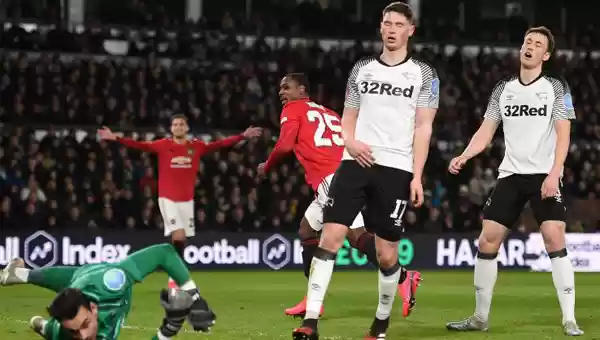 Setan Merah Sukses Menyisihkan Derby County 