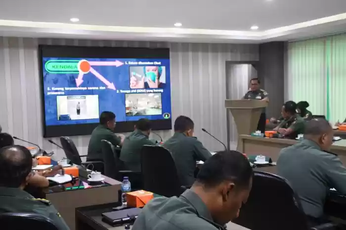 Pangdam I/BB pimpin Rakor Terbatas Kesiapsiagaan Satuan Dalam Pencegahan Penyebaran Covid 19