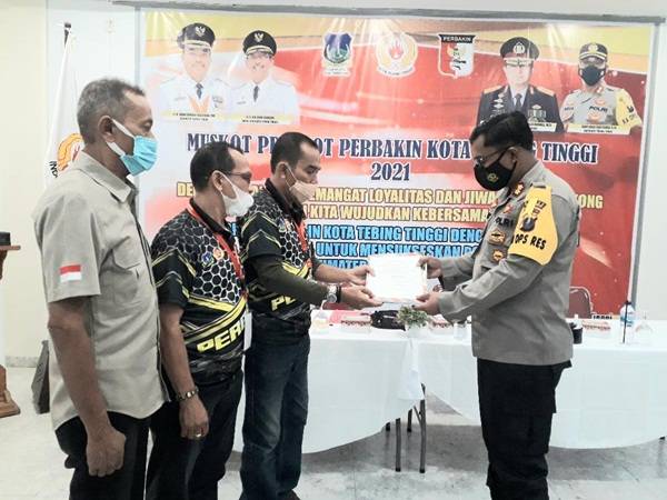 AKBP Agus Sugiyarso Terpilih Sebagai Ketua Perbakin Kota Tebingtinggi Periode 2021 - 2024