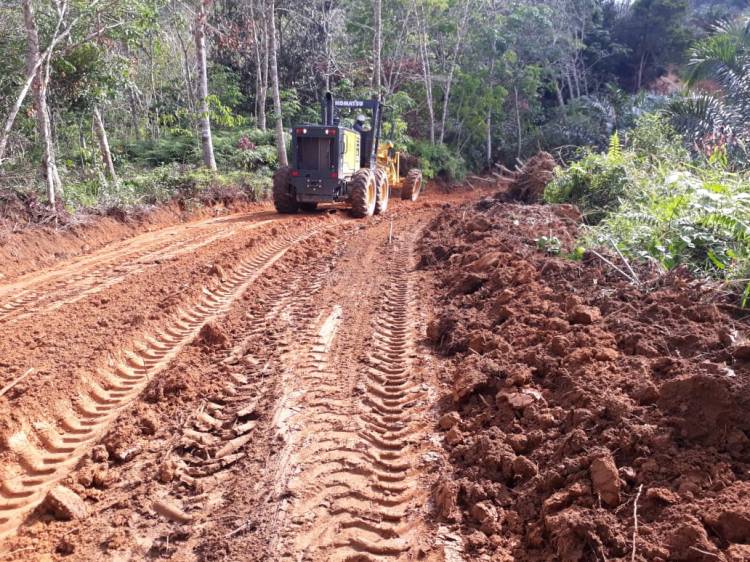 Buka Akses Jalan, TMMD 110 Kampar Hidupkan Wisata Negeri di Atas Awan
