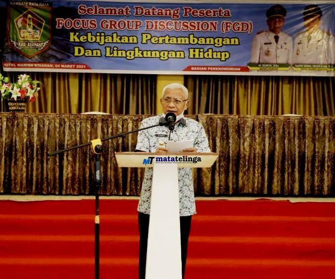 H.Surya Membuka Pelaksanaan FGD