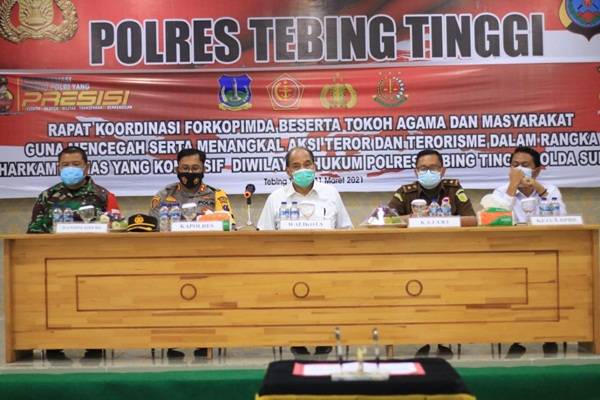 Tebingtinggi Nyatakan Sikap Lawan Aksi Teror dan Radikalisme
