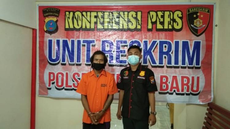 Petugas Tekab Polsek Medan Baru Tangkap Seorang Pria Usai Beli Sabu di Gang Keramat Jati