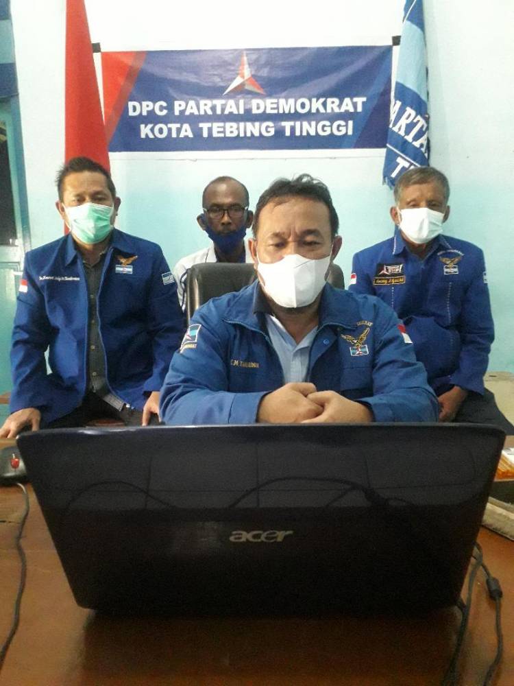 DPC PD Kota Tebingtinggi Tetap Solid Dukung AHY