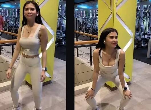 Video Maria Vania Mengajak Netizen Untuk Joget Fitness