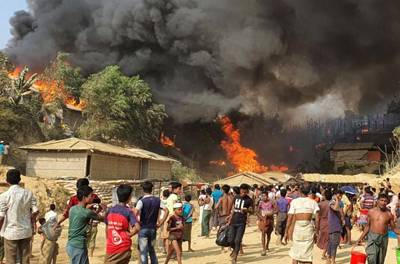 Kamp Pengungsi Rohingya di Lalap Sijago Merah