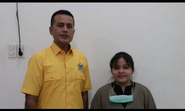Kesyha Lubis Ajang The Voice Kids Indonesia 2021 Mendatangi Wagub Sumatera Utara.