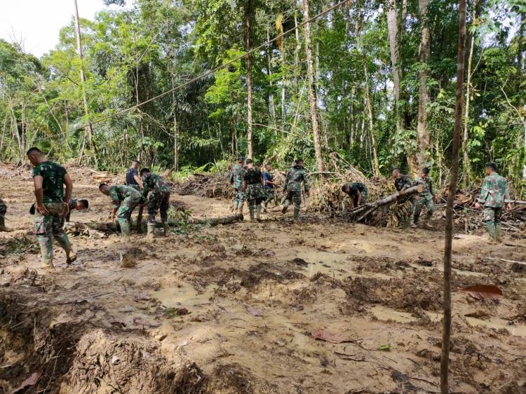 Karya TMMD 110 Bangkitkan Asa Warga di Pelosok Nias
