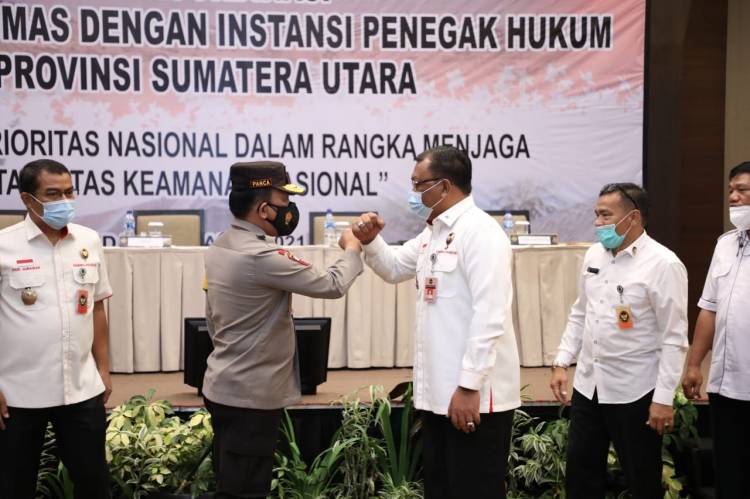 Kapolda Sumut Gelar Rakor Jaga Stabilitas Keamanan Nasional